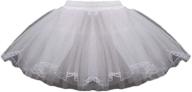 👗 jojohouse 3-layer girls slip flower girl petticoat crinoline hoopless skirt underskirt for kids kpt2 logo