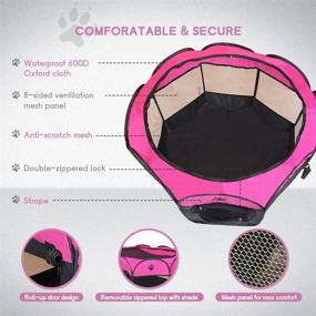 img 1 attached to Playpen Foldable Portable Outdoor Camping