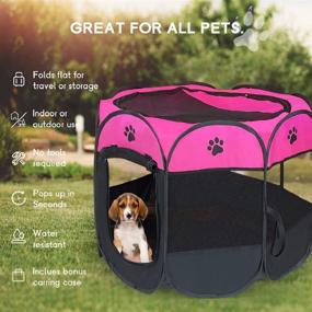 img 2 attached to Playpen Foldable Portable Outdoor Camping