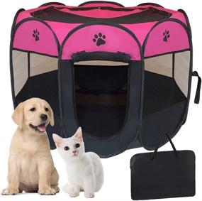 img 4 attached to Playpen Foldable Portable Outdoor Camping
