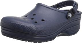 img 4 attached to Step into Comfort with Crocs Cloud Turbo Strap Clog: Unleash Ultimate Support and Style