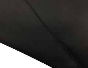 img 2 attached to Water-Repellent Black Hair Styling Cape with Snap Closure - WM BEAUTY Парикмахерскаяcape, размеры 58x50 дюймов.