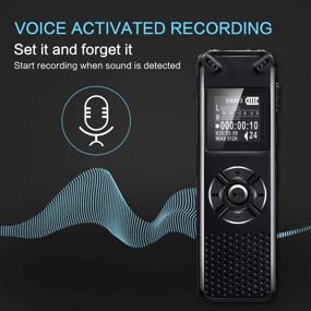 img 4 attached to Activated Recording Microphone Reduction Rechargeable Portable Audio & Video