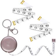 measure measuring measurements retractable keychain sewing logo