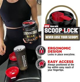 img 1 attached to 🍵 ALLMAX Nutrition AMINOCORE BCAA Порошок: Внутри- и Послетренировочный Восстанавливающий Напиток - Сладкий чай, 8.18г Аминокислот, без глютена - 315г