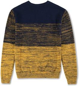 img 3 attached to 👕 BOBOYOYO Sweater Sleeve Round Pullover: Stylish Boys' Clothing for Cooler Days