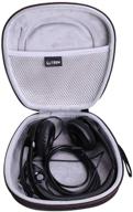 enhanced protection and portability: ltgem hard case for logitech usb headset h390 with noise cancelling mic logo