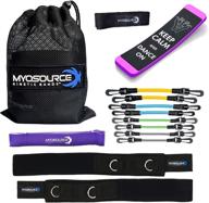 🕺 enhance your dance fitness skills with the kinetic bands all-star dance fitness kit - dance resistance band set, turning board, dance stretch band, body conditioning for dancers dvd, and flexibility strap логотип