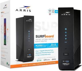 img 4 attached to 📶 ARRIS SURFboard SBG7600AC2: DOCSIS 3.0 Cable Modem & AC2350 Dual-Band Wi-Fi Router - Cox, Spectrum, Xfinity & More (Black)
