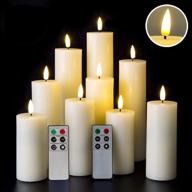 eywamage flameless candles flickering diameter logo