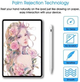img 3 attached to 🖊️ Cisteen Upgraded Stylus for iPad: Palm Rejection, Tilt Sensor, and Compatibility with iPad Air 4th/3rd Gen, iPad Pro 11 & 12.9, iPad 6/7/8th Gen, and iPad Mini 5