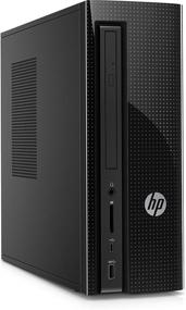 img 1 attached to 💻 HP Slim 270-p013wb Desktop - 21.5" Monitor Bundle, Intel Pentium G4560T, 4GB RAM, 1TB Hard Drive, Windows 10