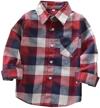 little sleeve button flannel months boys' clothing for tops, tees & shirts logo