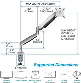 img 3 attached to AVLT Power Премиум Алюминиевый Эргономичный Регулируемый