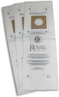 pack of 10 royal type b vacuum bags - 10 bags per pack, white логотип