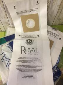 img 3 attached to Pack of 10 Royal Type B Vacuum Bags - 10 Bags per Pack, White