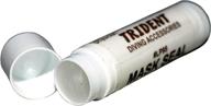 🤿 trident scuba diving snorkel mask seal stick with resealable lip balm dispenser and mustache wax: enhancing dive mask seal and convenience logo