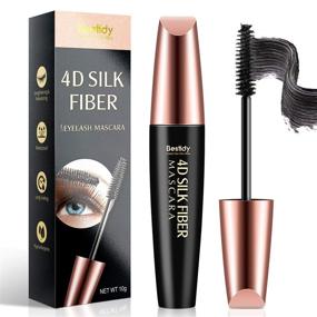 img 4 attached to Bestidy 4D Silk Fiber Lash 💯 Mascara: Thickening & Lengthening, Waterproof, Long-Lasting, Smudge Proof