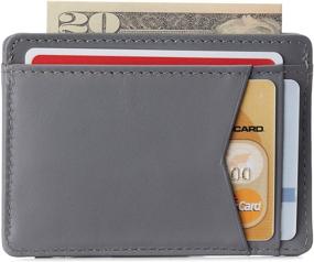 img 3 attached to 👔 Premium Alpine Swiss Minimalist Leather Collection: A Range of Men's Wallets, Card Cases & Money Organizers