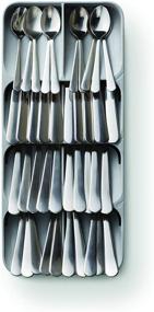 img 1 attached to 🍴 Gray Large Kitchen Drawer Tray - Joseph Joseph DrawerStore Compact Cutlery Organizer