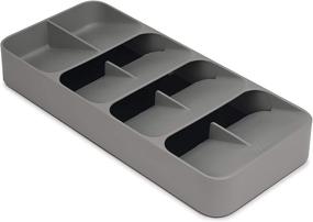 img 4 attached to 🍴 Gray Large Kitchen Drawer Tray - Joseph Joseph DrawerStore Compact Cutlery Organizer