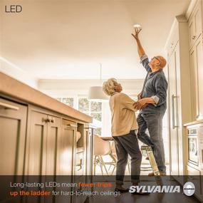 img 2 attached to 💡 SYLVANIA 4-Inch LED Recessed Lighting Downlight with Trim, Dimmable, 7.5W=65W, 600 Lumens, Warm White 3000K, Wet Rated, UL Listed, Energy Star Certified - Pack of 4 (62022)