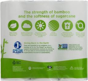 img 3 attached to 🌿 Caboo Bamboo Paper Towels, 6 Rolls, Eco-friendly Sustainable Kitchen Paper Towels with Strong 2 Ply Sheets