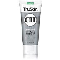 truskin charcoal face wash: detoxifying anti-aging facial cleanser for men and women with activated coconut charcoal, reishi, and astragalus root - 4 fl oz logo