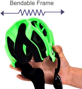 img 2 attached to 🔍 Green MX Goggles - Adult Motocross Goggles with Windproof, Dustproof, and UV Protection for Dirt Bikes