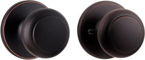 img 1 attached to 🚪 Kwikset 92001-574 Cove Passage Hall Closet Knob Venetian Bronze - Improved SEO