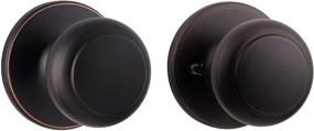 img 2 attached to 🚪 Kwikset 92001-574 Cove Passage Hall Closet Knob Venetian Bronze - Improved SEO