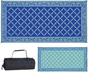 img 4 attached to Reversible Mats 119183 Outdoor Patio 9-Feet X 18-Feet