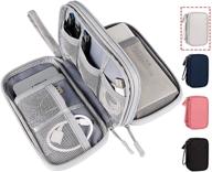 📱 водонепроницаемая сумка для электронных устройств: портативная сумка для аксессуаров путешествий, предназначенная для хранения кабелей, зарядных кабелей, мобильного телефона, пауэрбанка - идеальна для упорядочивания кабелей и детских ручек. логотип