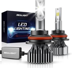 img 4 attached to 💡 SEALIGHT 9007 HB5 Led Bulbs: High Brightness 12000LM 24xCSP Dual Beam 6000K White Bulbs