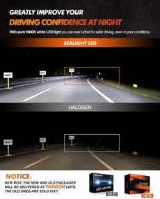 img 3 attached to 💡 SEALIGHT 9007 HB5 Led Bulbs: High Brightness 12000LM 24xCSP Dual Beam 6000K White Bulbs