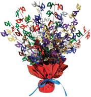 🎉 eye-catching multi-color 75 gleam 'n burst centerpiece - perfect party accessory! logo