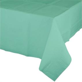 img 1 attached to 🍃 12-Count Fresh Mint Green Plastic Table Covers by Creative Converting – Celebrations