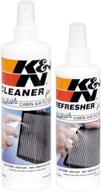 revitalize your cabin air filter with k&amp;n's cleaning kit: sprayer bottle cleaner & refresher kit; enhance filter performance; service kit-99-6000, 99-6000amz logo