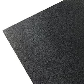 img 1 attached to 🔲 Premium Quality ABS Sheet Thick Black: Nominal Raw Material