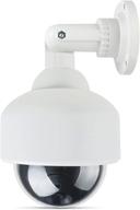 🎥 wali dummy fake security dome camera with led light - indoor outdoor use, white logo