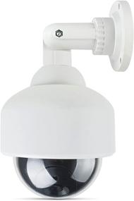 img 4 attached to 🎥 WALI Dummy Fake Security Dome Camera with LED Light - Indoor Outdoor Use, White