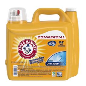 img 1 attached to Pack of 2 Arm & Hammer Liquid 🧺 Laundry Detergent Clean Burst, 213 oz. for 142 Loads (33200-00556)