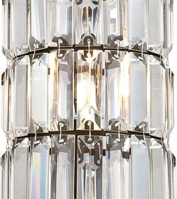 img 2 attached to Exquisite Westinghouse Lighting 6338400 Sophie Indoor Mini Pendant - Stunning Oil Rubbed Bronze Finish, Elegant Crystal Prism Glass