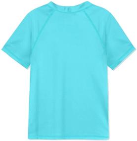 img 2 attached to BesserBay Solid Rashguard Quick Dry Tshirt Boys' Clothing for Swim