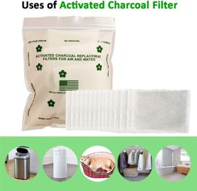 img 1 attached to All-Natural Baby Diaper Pail Deodorizer - Green Piece (Pack of 15) | Activated Charcoal 🍃 Air Purifiers for Diaper Pails, Shoe Closets, Trash Cans, and Pets | Compatible with Green Piece
