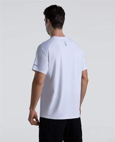 img 1 attached to Stay Cool and Dry with our Men's Ice Silk Running Shirts - UPF 50+, Quick Dry, Short Sleeve Athletic T-Shirts for Outdoor Workouts