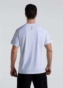 img 3 attached to Stay Cool and Dry with our Men's Ice Silk Running Shirts - UPF 50+, Quick Dry, Short Sleeve Athletic T-Shirts for Outdoor Workouts