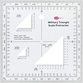 img 2 attached to Gotical Coordinate Navigation Topographical Protractor