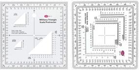 img 4 attached to Gotical Coordinate Navigation Topographical Protractor