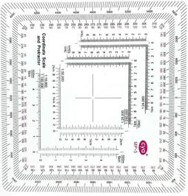 img 3 attached to Gotical Coordinate Navigation Topographical Protractor